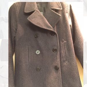 Women’s J Percy Merino Wool Pea Coat EUC